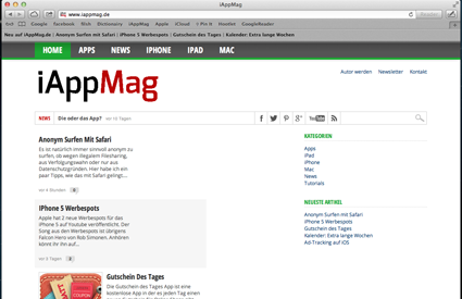 iAppMag Extension