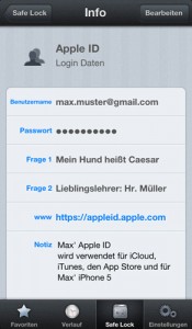 iPhone Safe Lock