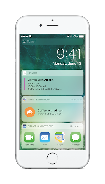 Neuer iOS 10 Lockscreen
